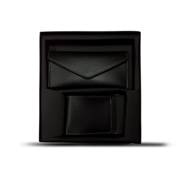 Personalized Leather Purse Combo Ladies/Jents