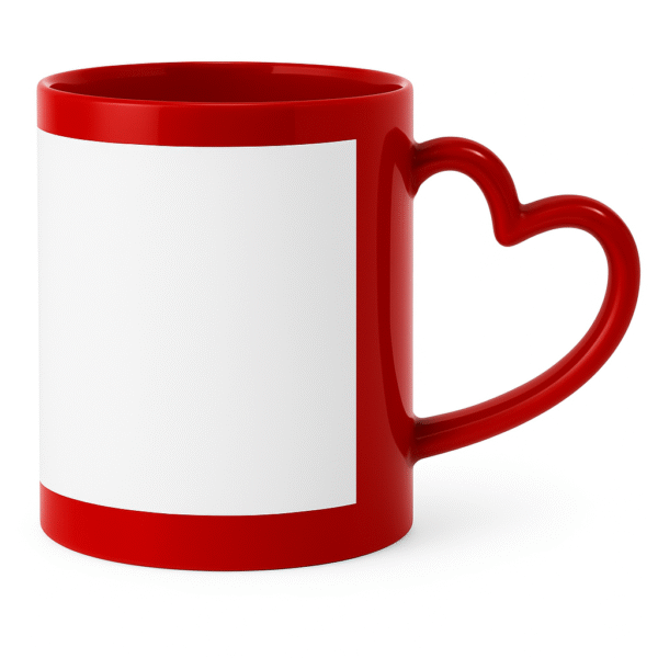 Color Heart Patch Mug - Image 2