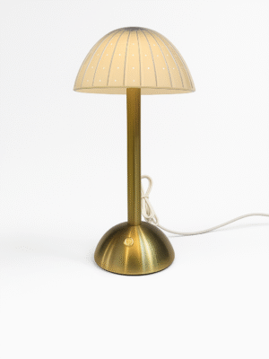HEQET Cordless Table Lamps for Home,Table,Dining Room, Gold Rechargeable Lamps, USB Charge 12'' Tall LED Brass Portable Outdoor Indoor Table Lamp with Built-in Dimmer (Gold)