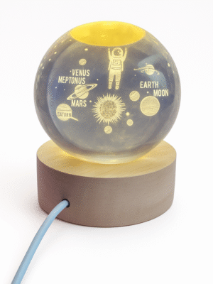 Ambdded 3D Galaxy Crystal Ball Lamp
