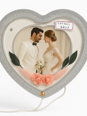 Heart-Shaped LED Photo Frame
